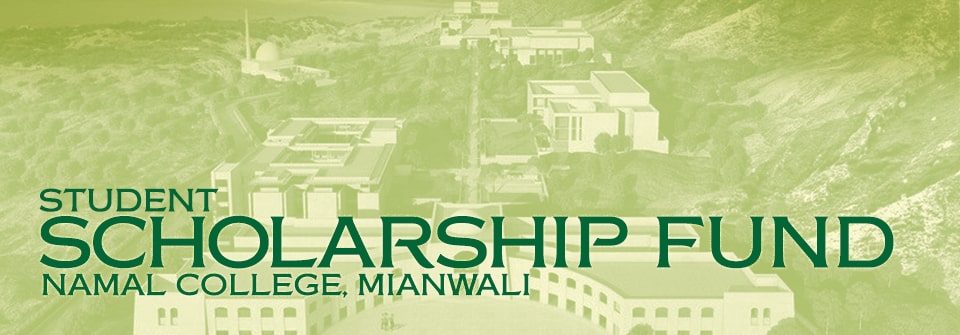 Kausar Namal College, Mianwali - Student Scholarship Fund Page Banner