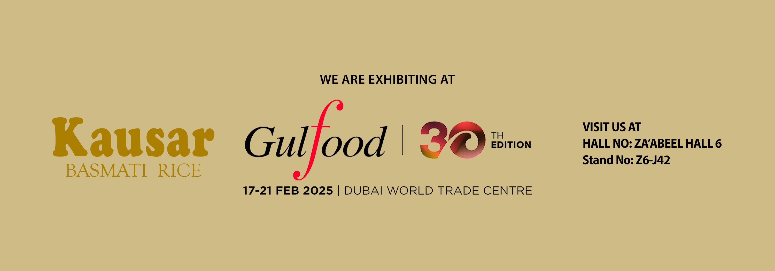 Kausar Gulfood 2024 Page Banner