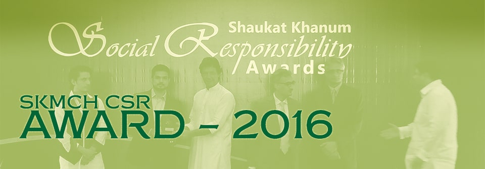 Kausar SKMCH CSR Award – 2016 Page Banner