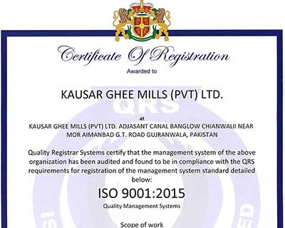 Kausar-ISO 9001:2015